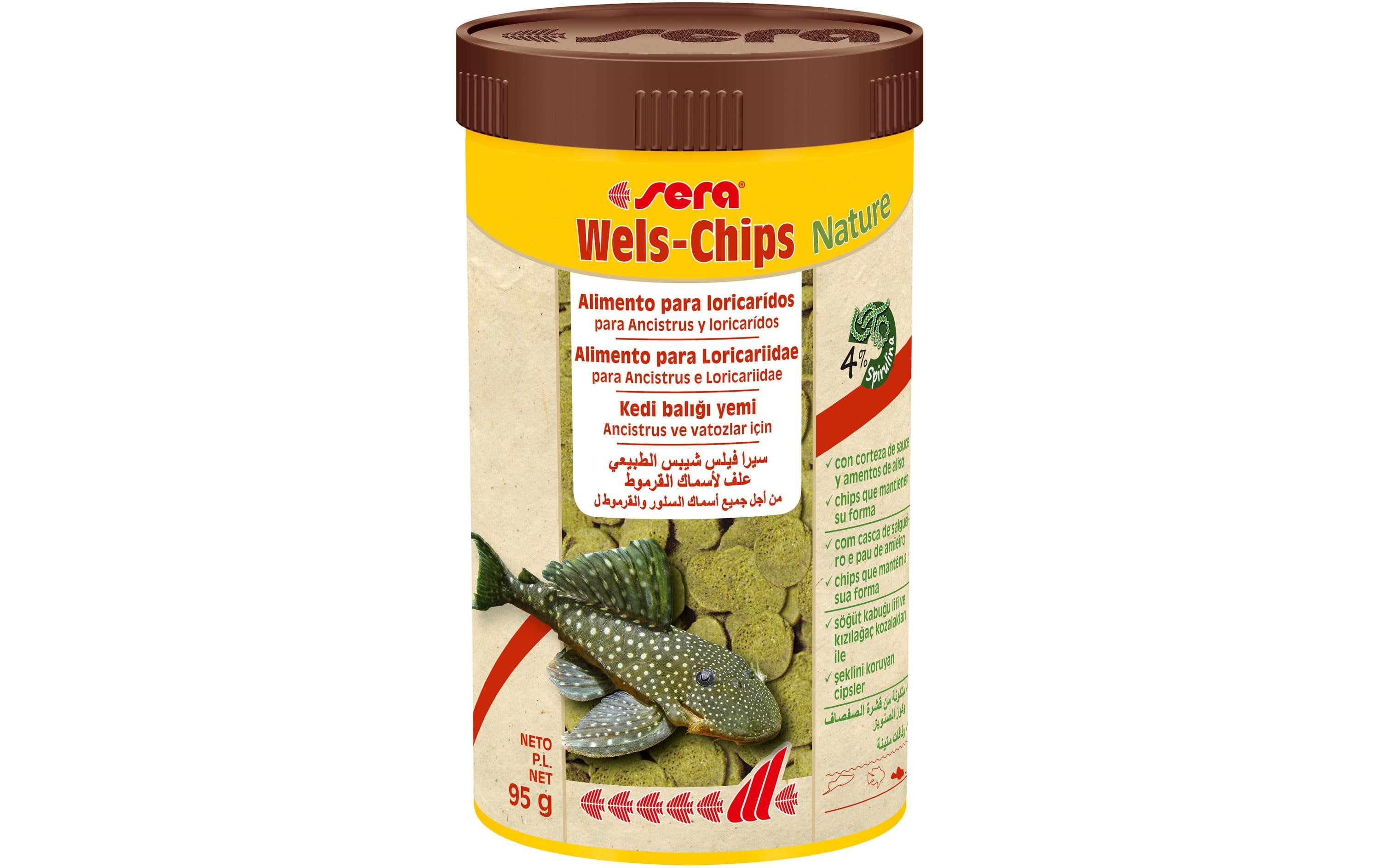 sera Wels-Chips Nature, 250 ml, 95g