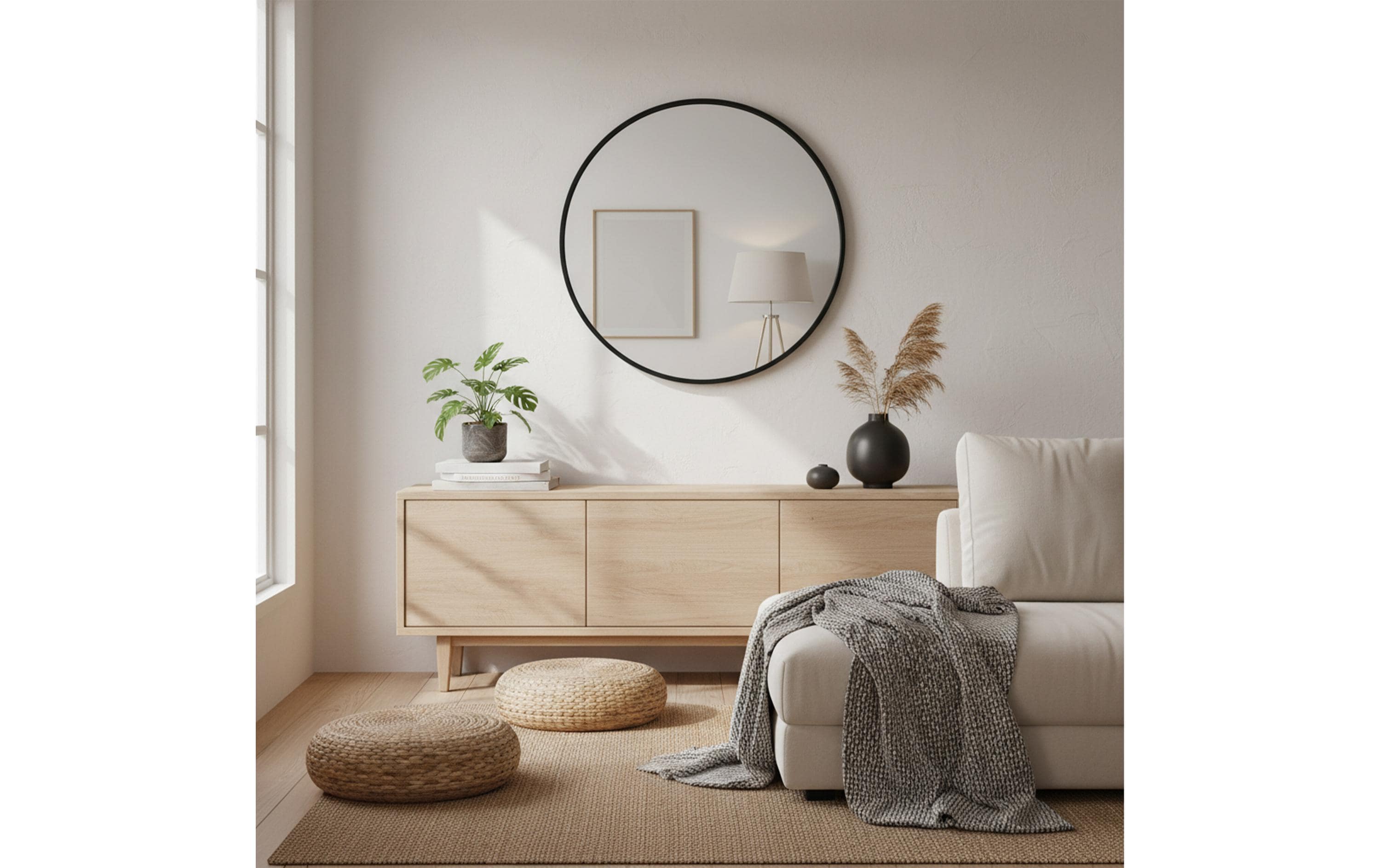 relaxdays Spiegel Gold, D: 40