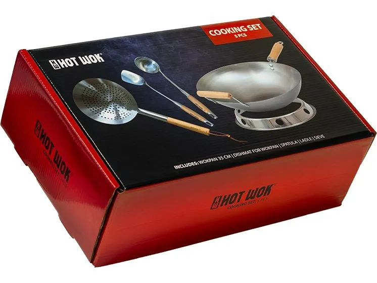 Hot Wok Cooking Wok Set 5-teilig Hot Wok Cooking Wok Set 5-teilig