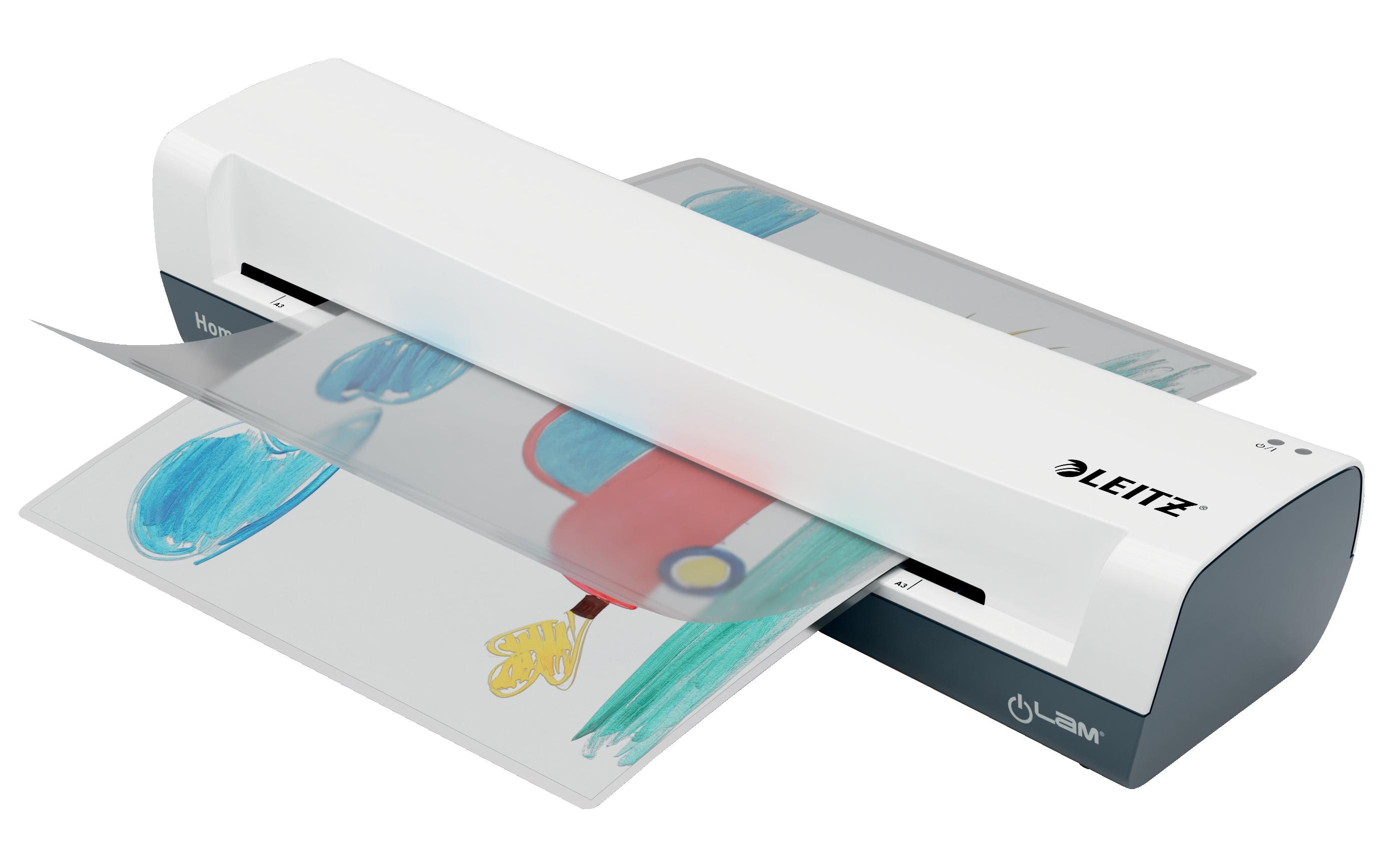 Leitz Bürogeräte Laminiergerät iLAM Home A3, 125 Mikron, Weiss