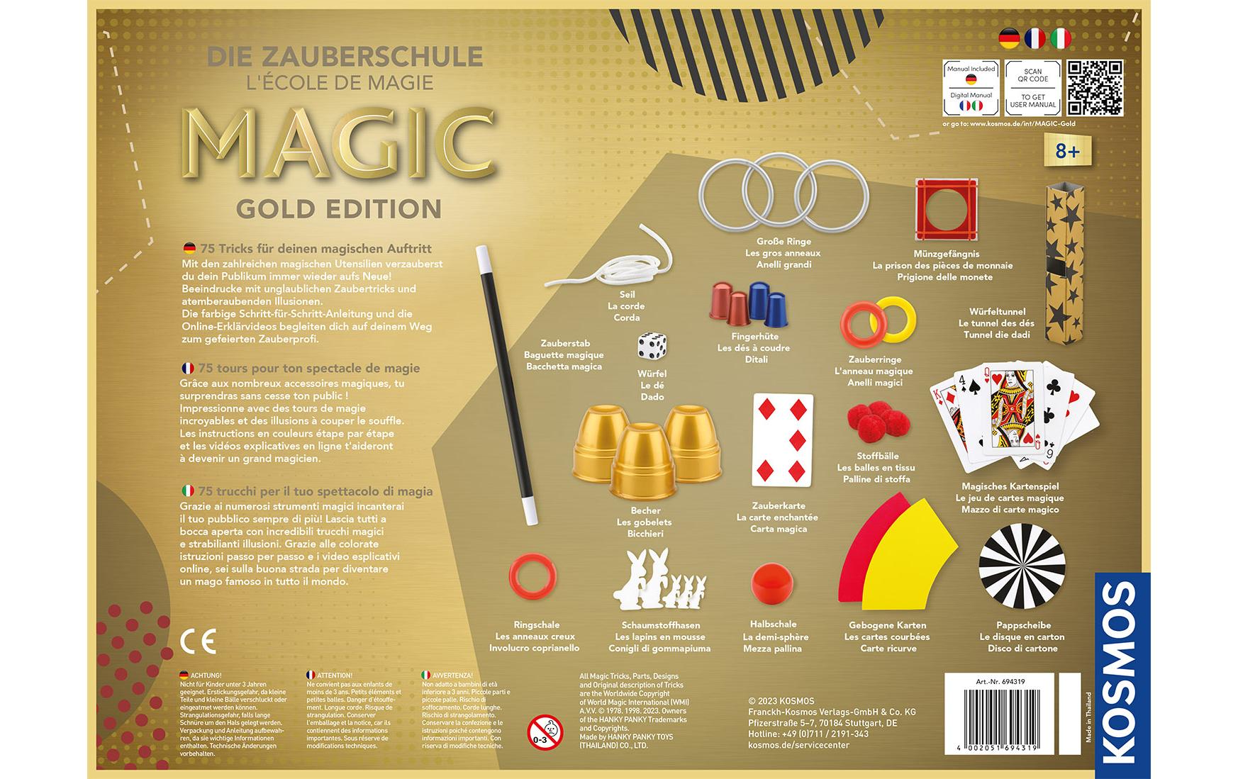 Kosmos Zauberkasten Magic Gold Edition 75 Tricks