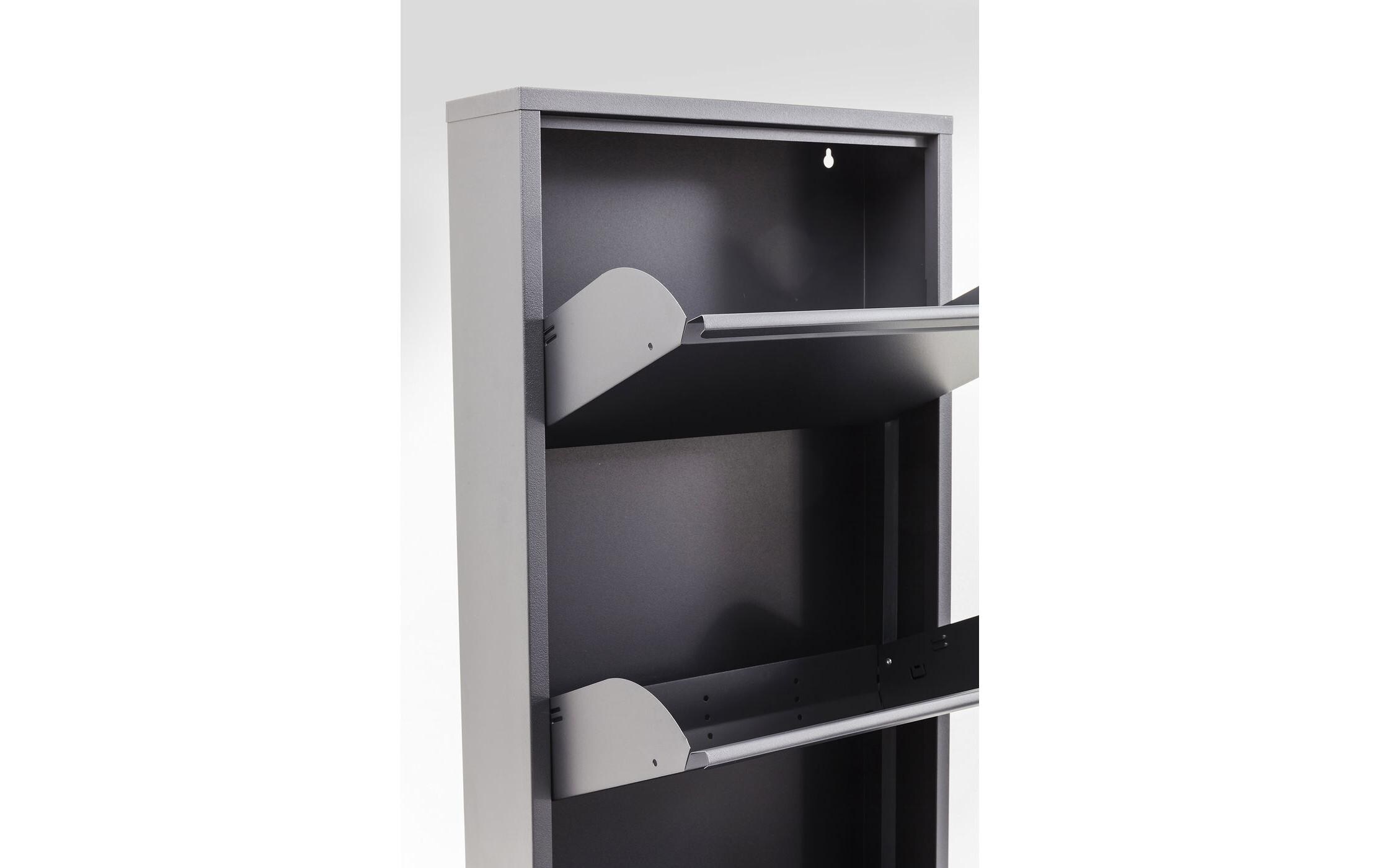 Kare Schuhschrank Caruso 5-er, 50 x 170 cm, Grau