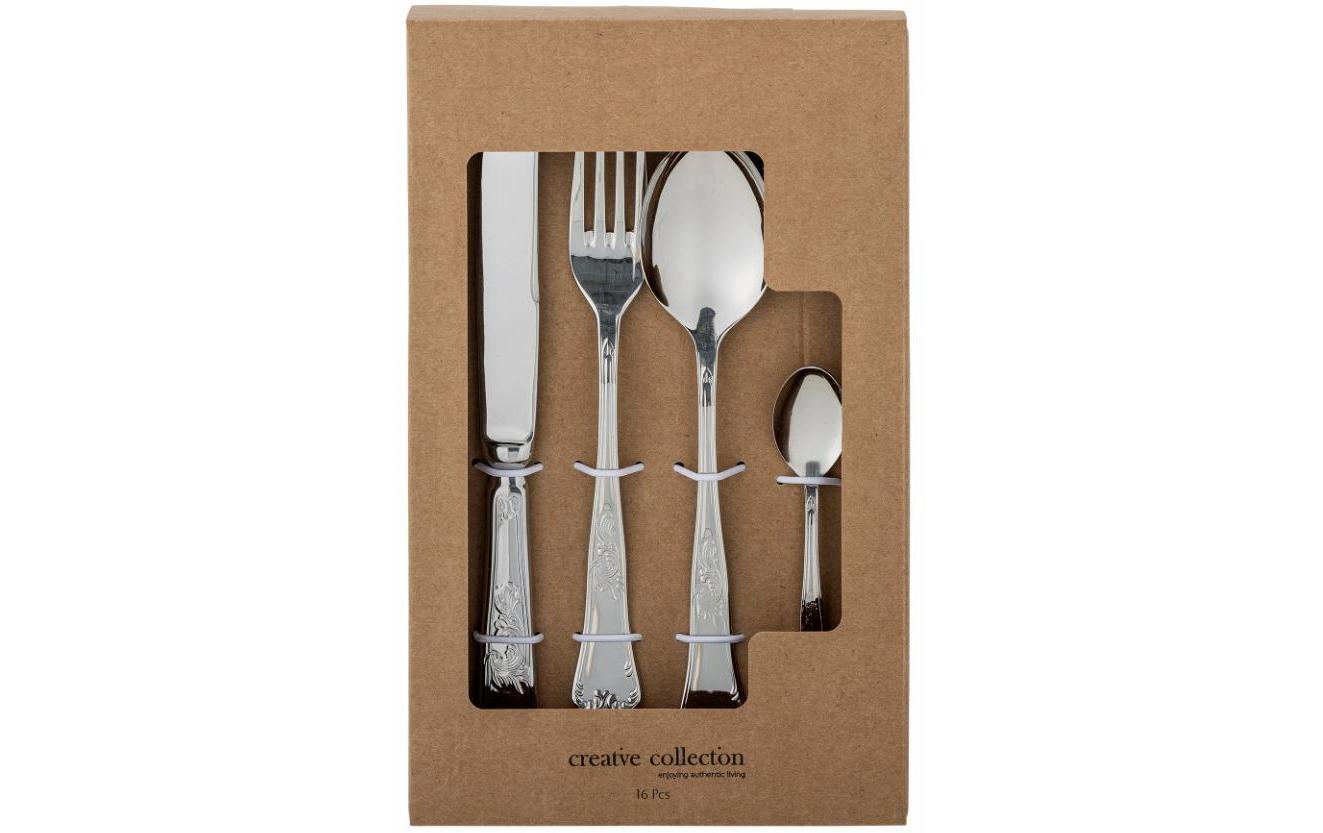 Bloomingville Besteck-Set Tilly, Edelstahl, Silber, 16-teilig