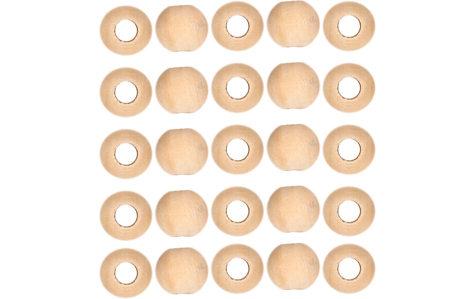 lalana Holzperlen Hölzerne Perlen 12 mm, 25 Stück lalana Holzperlen Hölzerne Perlen 12 mm, 25 Stück