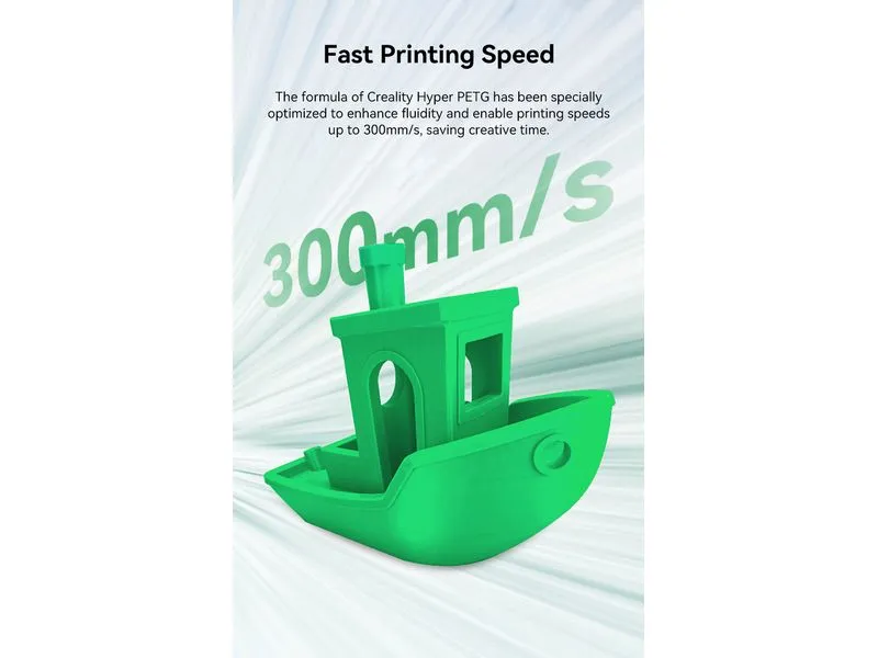 Creality Filament PETG Hyper Grün, 1.75 mm, 1 kg Creality Filament PETG Hyper Grün, 1.75 mm, 1 kg