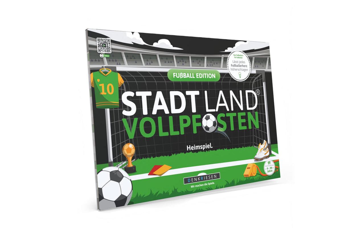 Denkriesen Stadt Land Vollpfosten A4 Block Fussball Edition -DE-