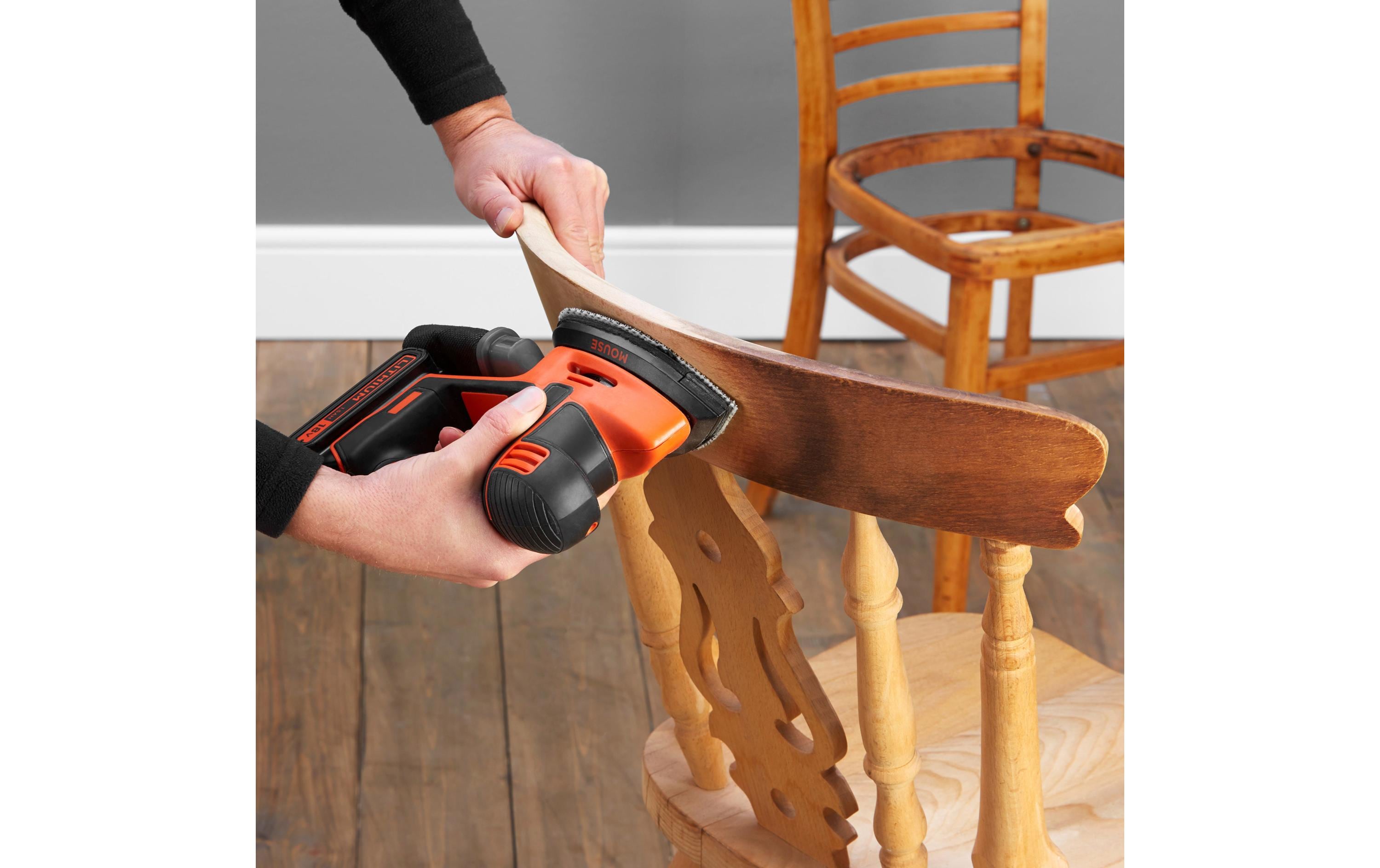 BLACK+DECKER Akku-Deltaschleifer Mouse BDCDS18N Solo 18 V