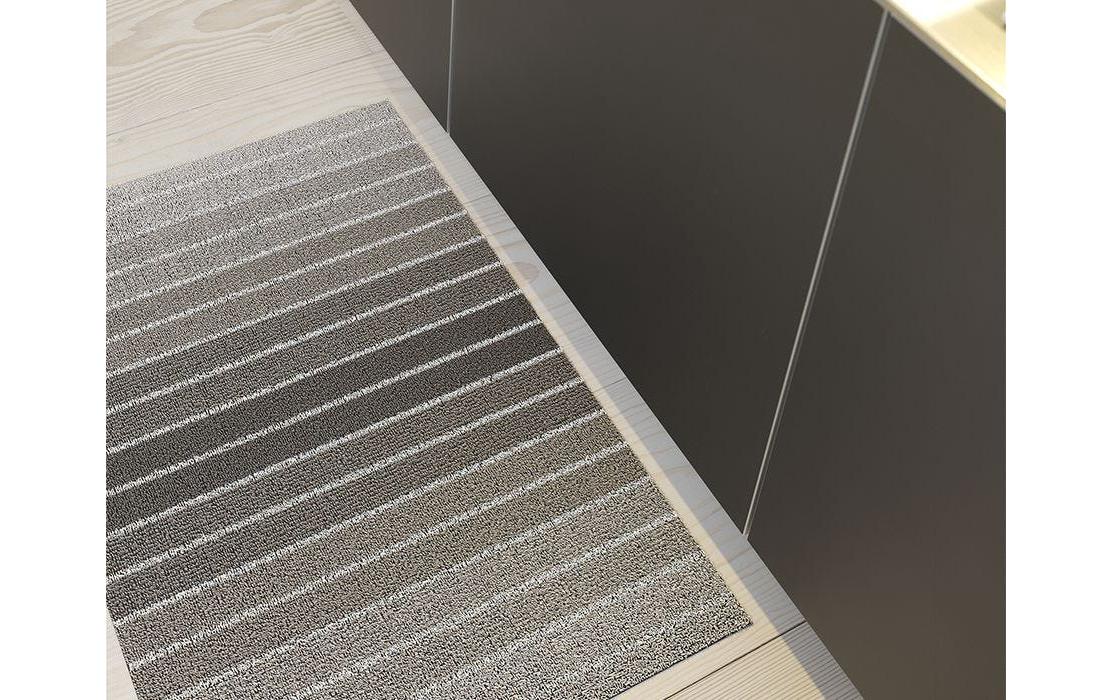 Chilewich Fussmatte Block Stripe Taupe 46 cm x 71 cm