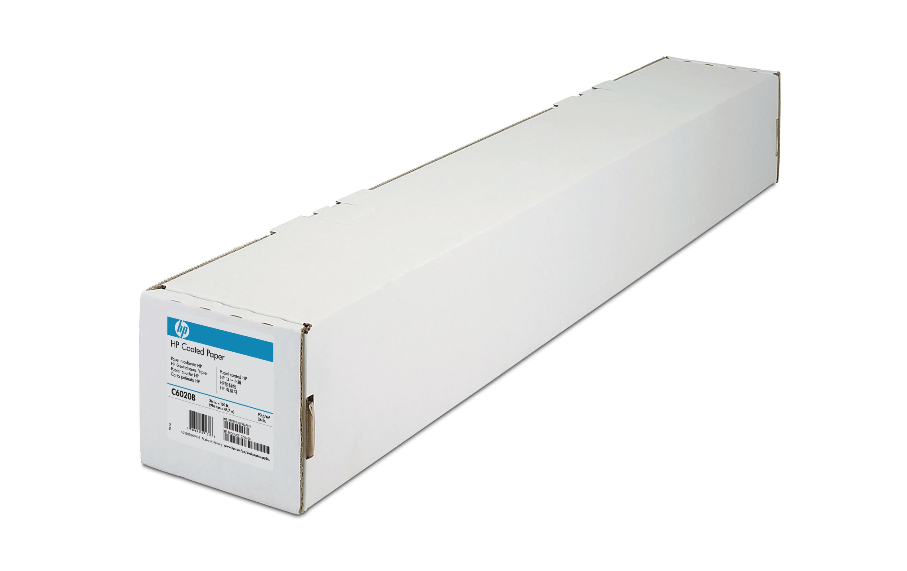 HP Plotterpapier 36 90 g (C6020B) Gestrichen