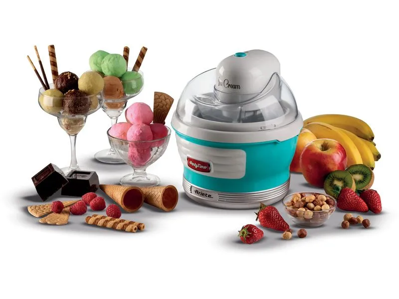 Ariete Glacemaschine Party Time ARI-643-BL 1.5 l, Blau/Weiss Ariete Glacemaschine Party Time ARI-643-BL 1.5 l, Blau/Weiss