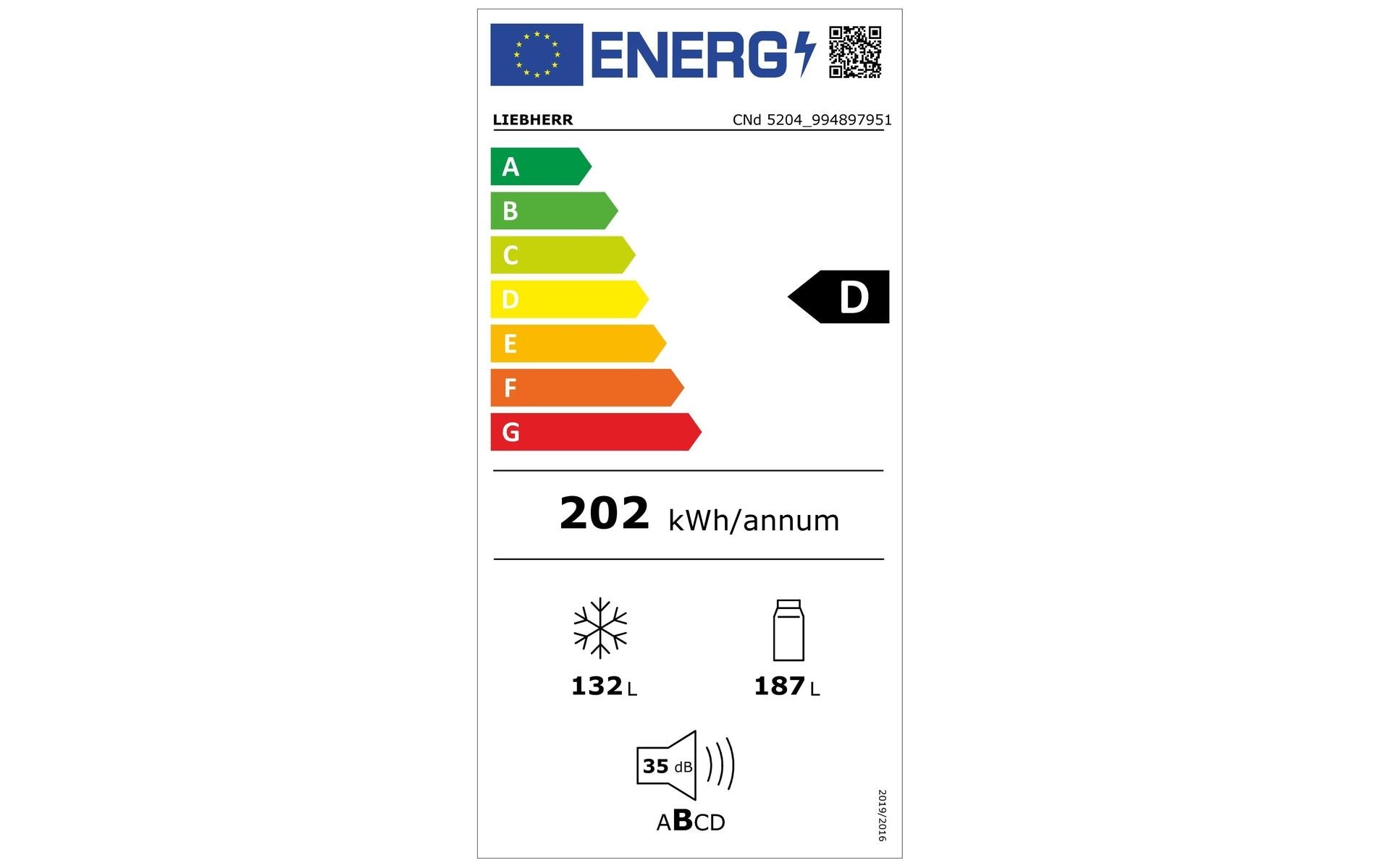 Liebherr Kühl-Gefrierkombination CNd 5204 Pure Rechts Liebherr Kühl-Gefrierkombination CNd 5204 Pure Rechts