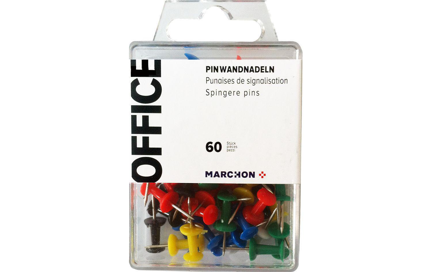 Office Reissnägel 60 Stk. bunt Office Reissnägel 60 Stk. bunt