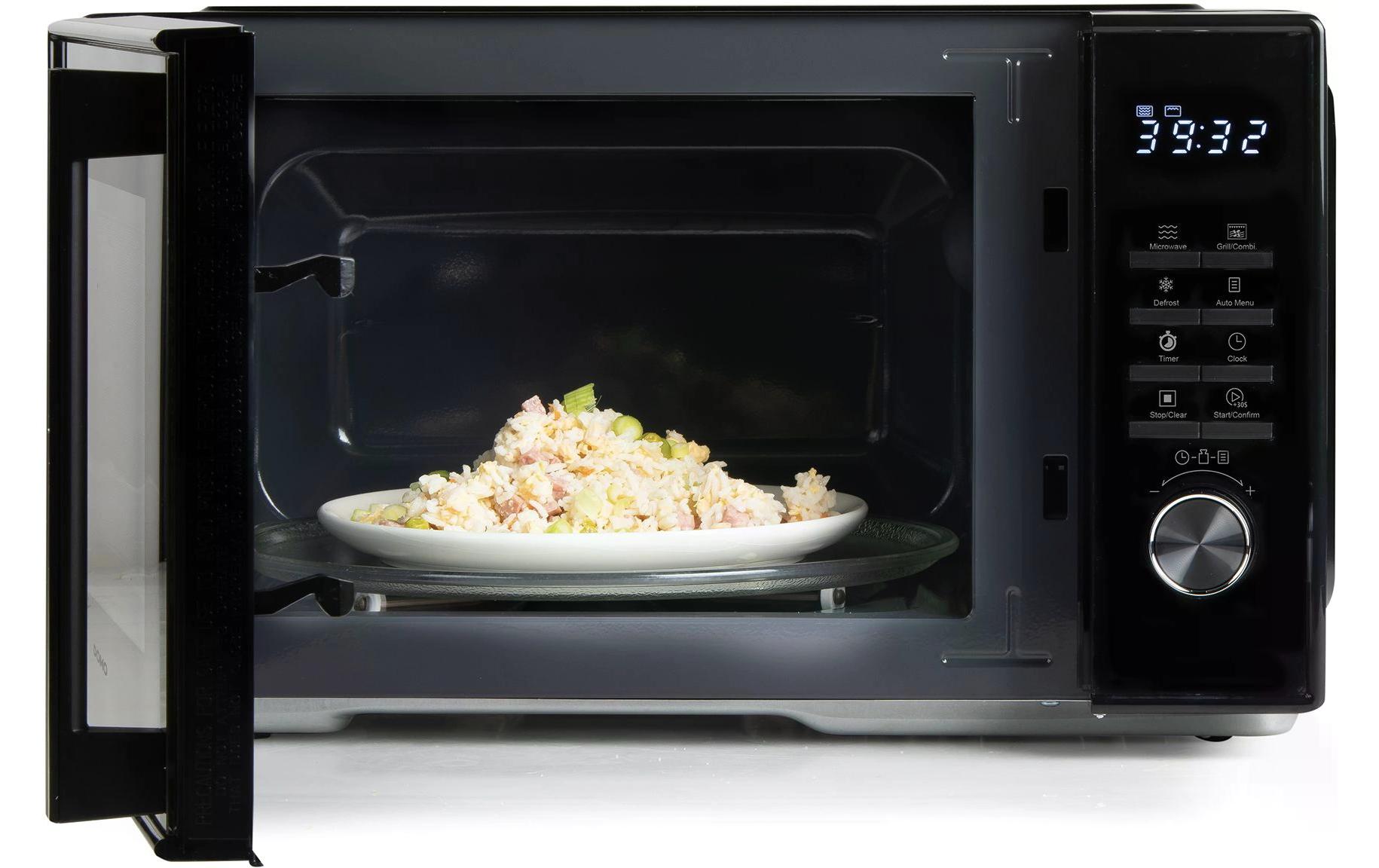 Domo Mikrowelle mit Grill DO22501G Schwarz