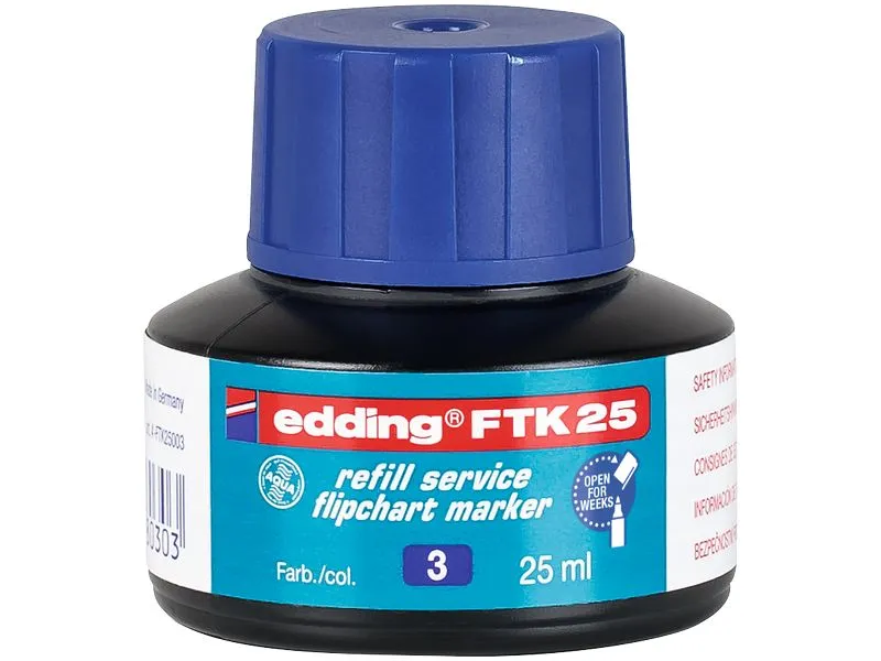 edding Flipchart-Marker Nachfülltinte Blau edding Flipchart-Marker Nachfülltinte Blau