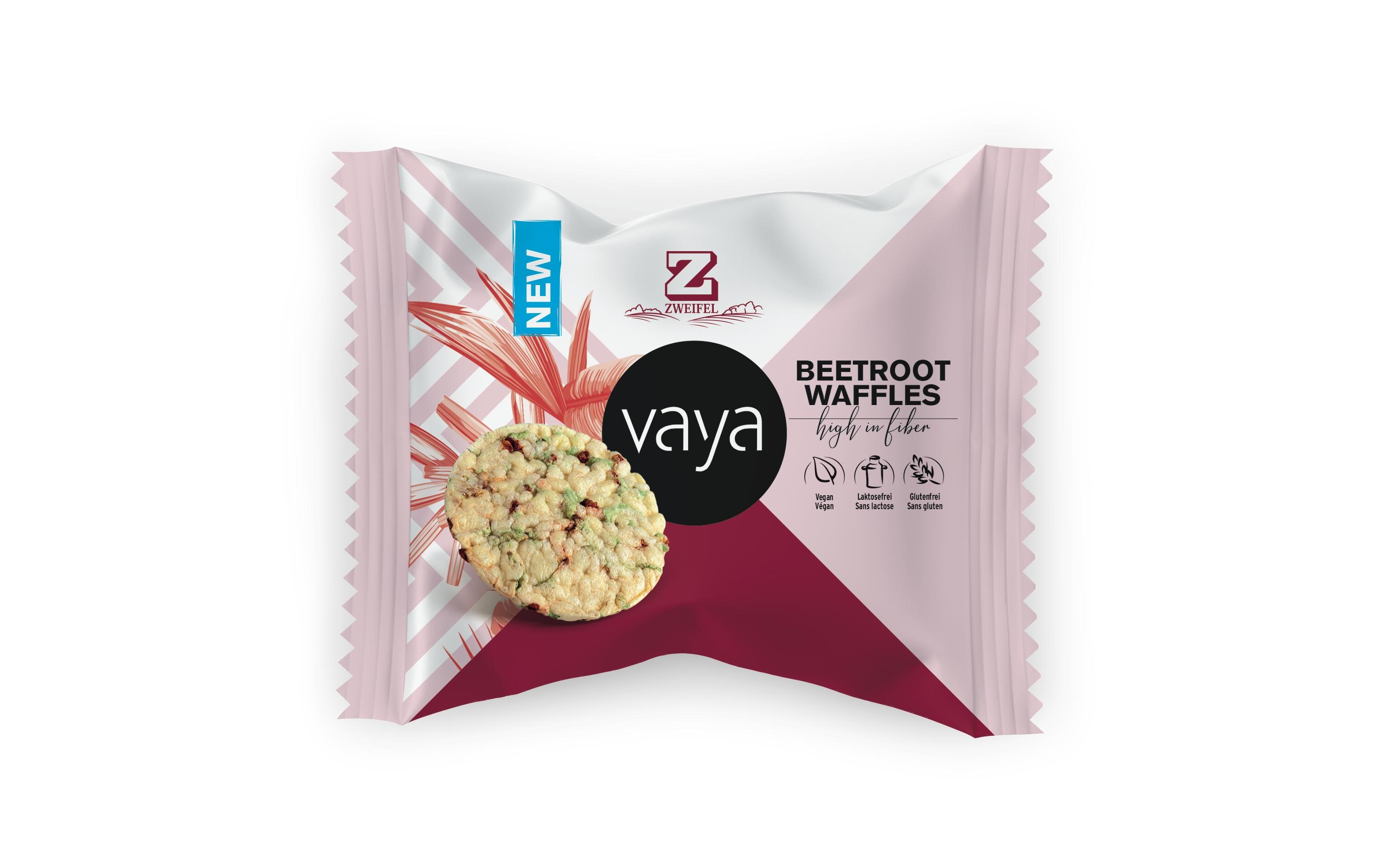 Zweifel Vaya Beetroot Waffles 4 x 17 g