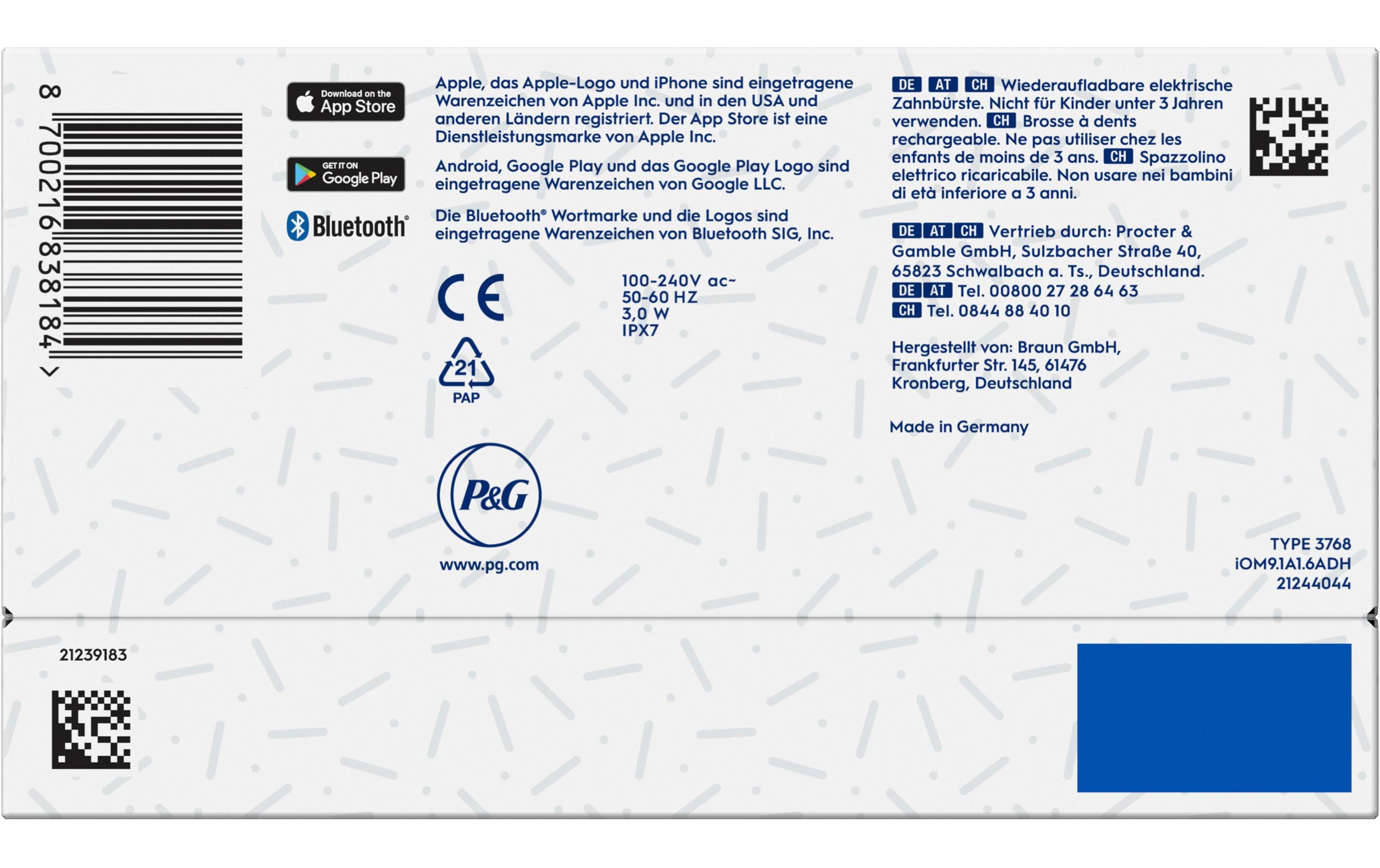 Oral-B Elektrische Zahnbürste iO Series9 White Alabaster