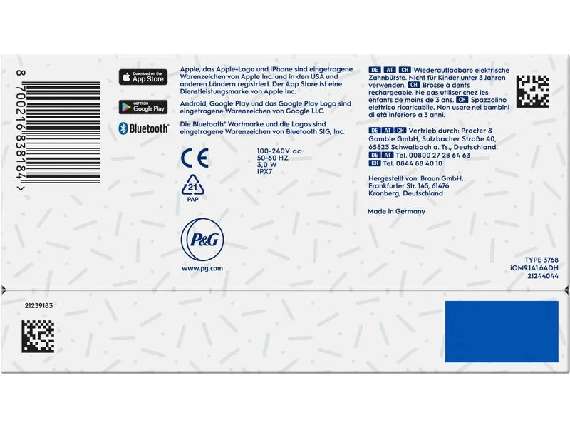 Oral-B Elektrische Zahnbürste iO Series9 White Alabaster Oral-B Elektrische Zahnbürste iO Series9 White Alabaster
