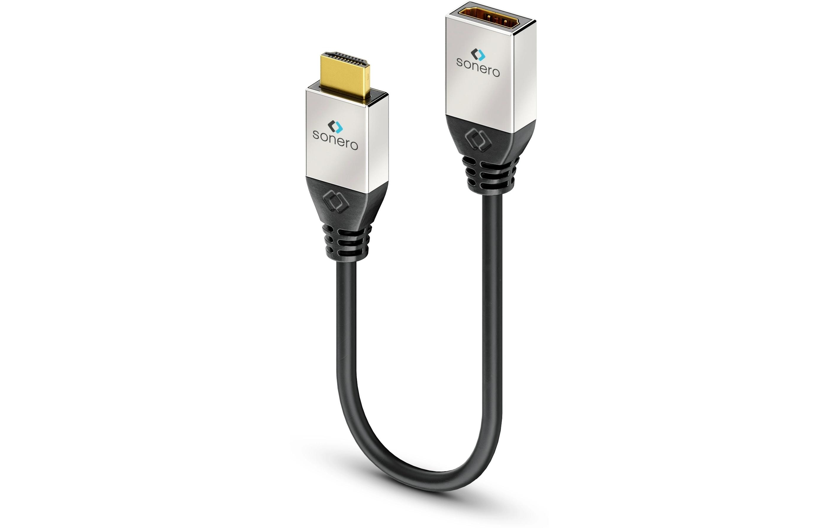 sonero Adapterkabel 4K High Speed HDMI - HDMI sonero Adapterkabel 4K High Speed HDMI - HDMI