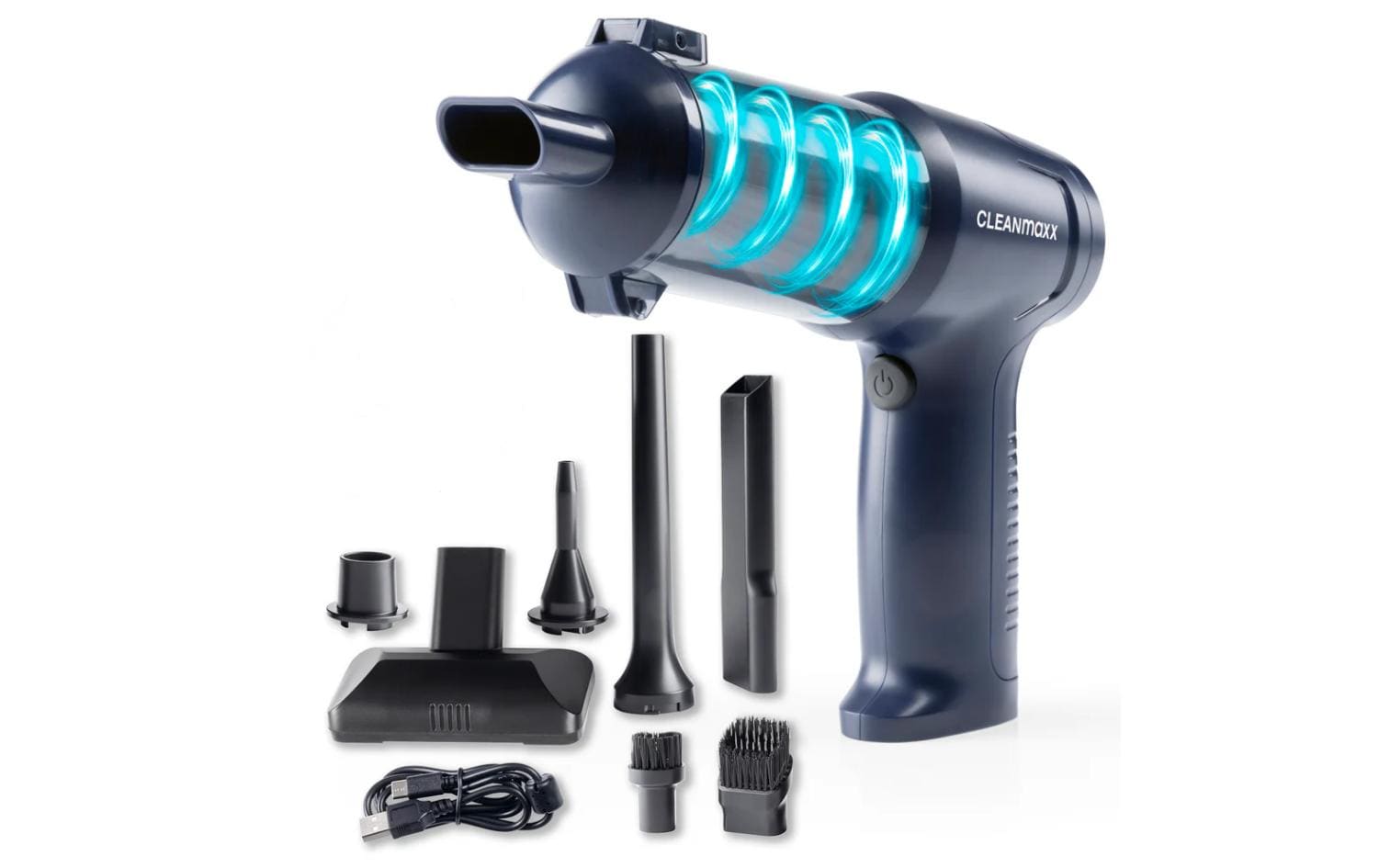 CLEANmaxx Akku-Handsauger 16535 Dunkelblau