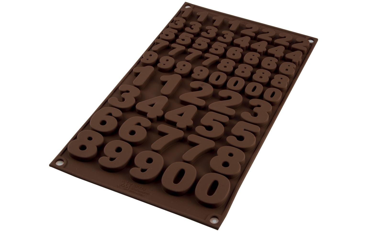 Silikomart Pralinenform Zahlen