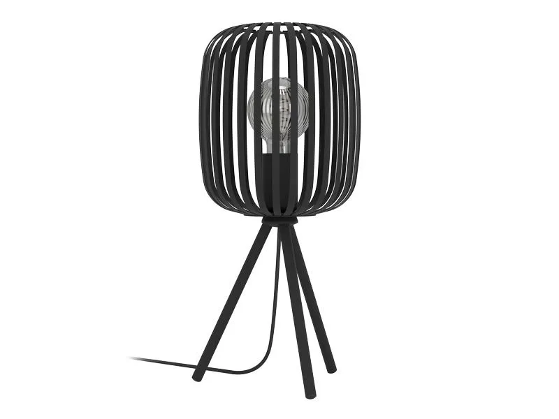 EGLO Leuchten Tischleuchte Zigbee ROMAZZINA schwarz exkl. E27 1x40W