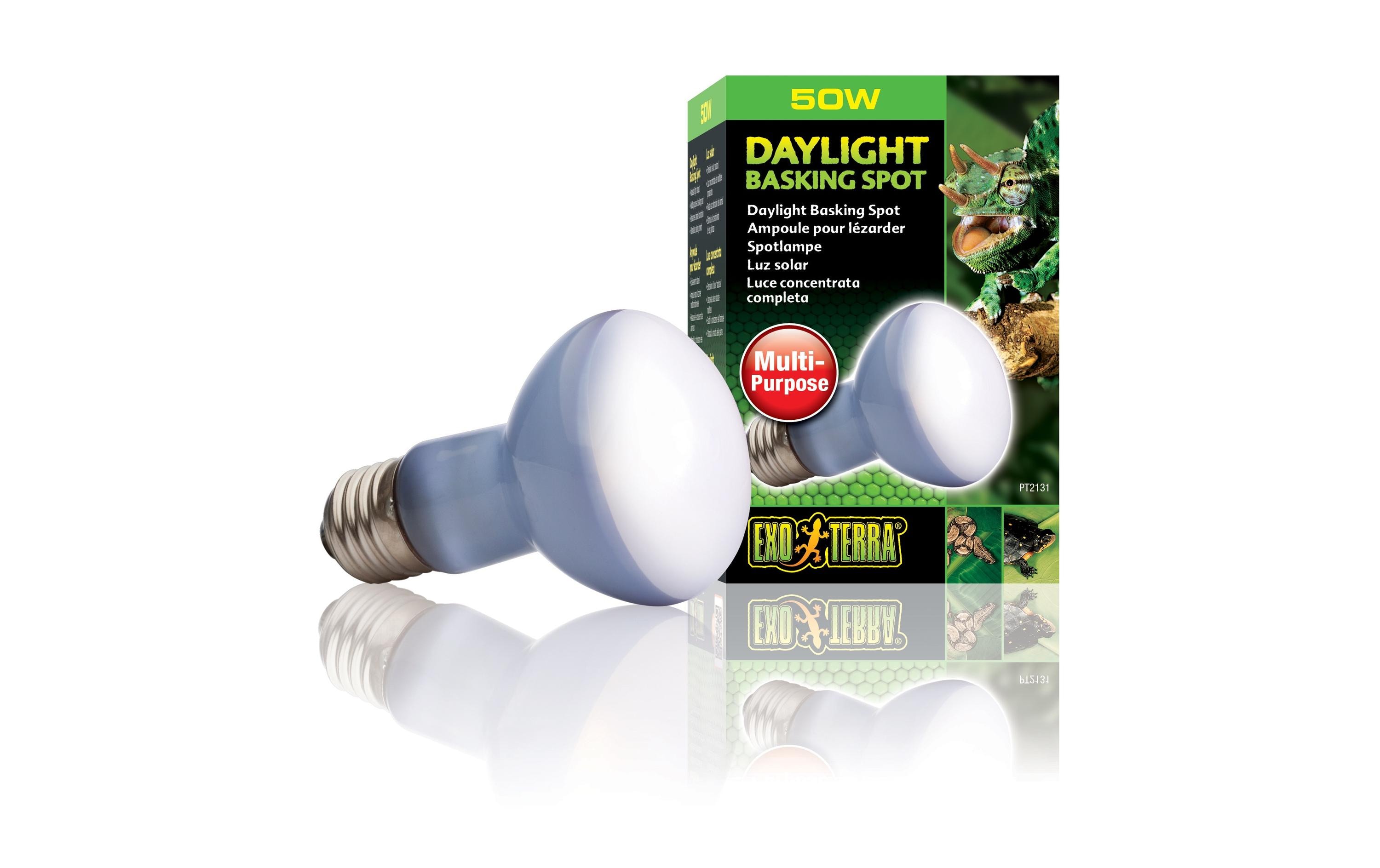 Exo Terra Terrarienlampe Daylight Basking Spot E27, R20/50W Exo Terra Terrarienlampe Daylight Basking Spot E27, R20/50W