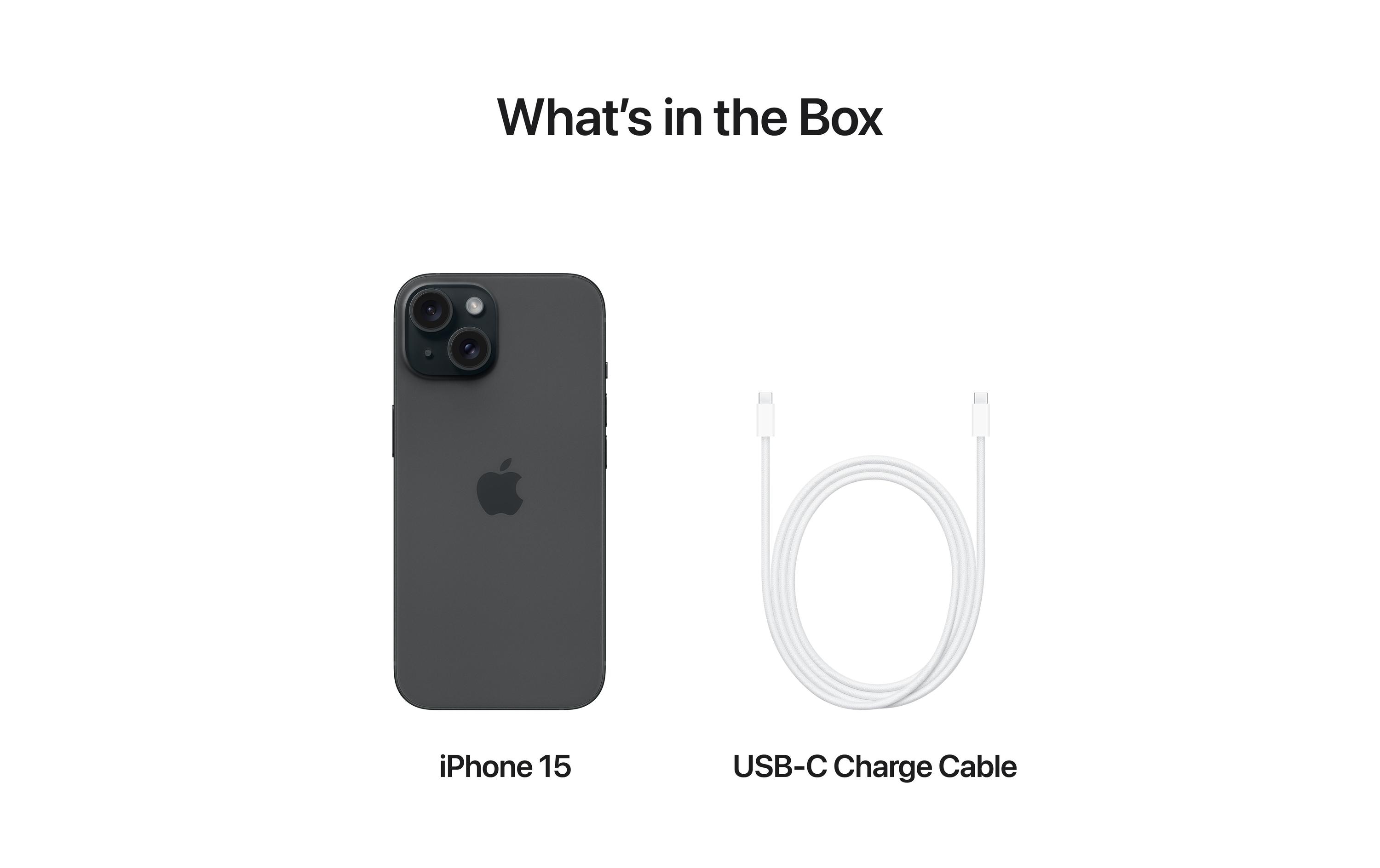 Apple iPhone 15 128 GB Schwarz