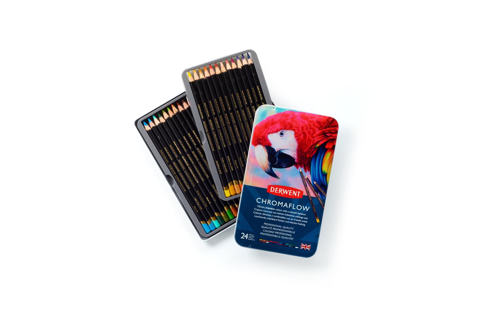 Derwent Chromaflow Buntstifte, mehrfarbig, 24-teilig Derwent Chromaflow Buntstifte, mehrfarbig, 24-teilig