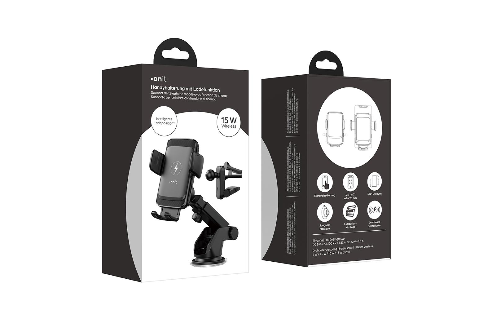 onit Handyhalterung Smart mit Ladefunktion