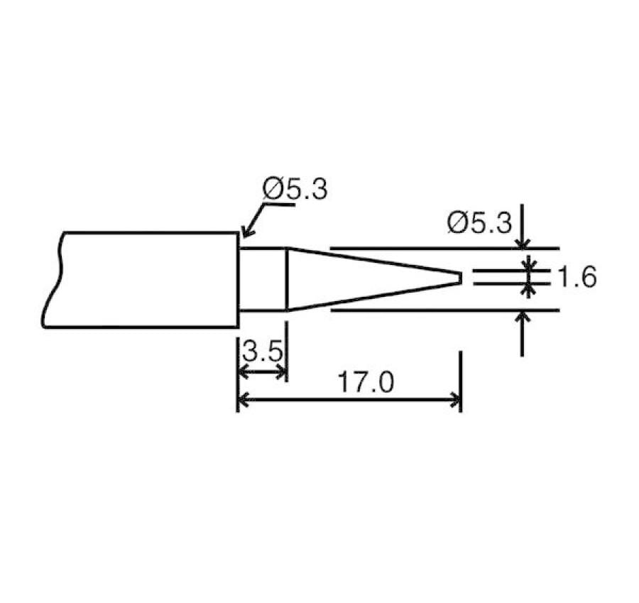 Velleman Lötspitze BITC10N1 Rund 1.6 mm Velleman Lötspitze BITC10N1 Rund 1.6 mm
