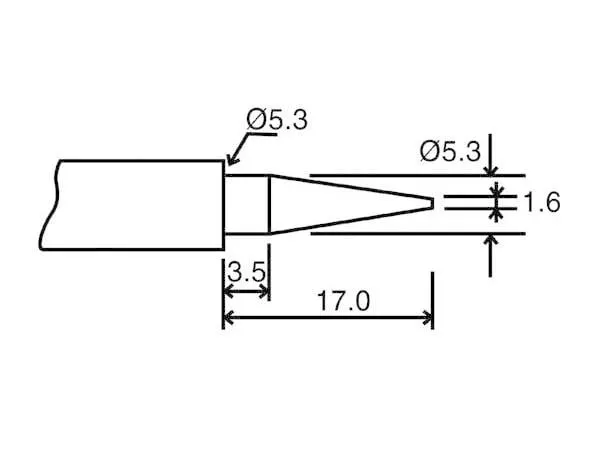 Velleman Lötspitze BITC10N1 Rund 1.6 mm Velleman Lötspitze BITC10N1 Rund 1.6 mm