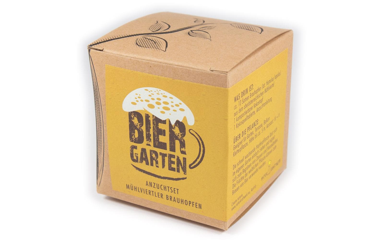 Naturkraftwerk Anzuchtset Biergarten, mit Hopfensaatgut