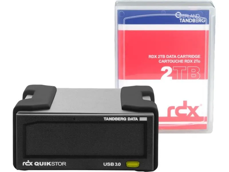 Tandberg Data RDX-Laufwerk 8865-RDX RDX QuikStor USB 3.0/extern 2 TB Tandberg Data RDX-Laufwerk 8865-RDX RDX QuikStor USB 3.0/extern 2 TB