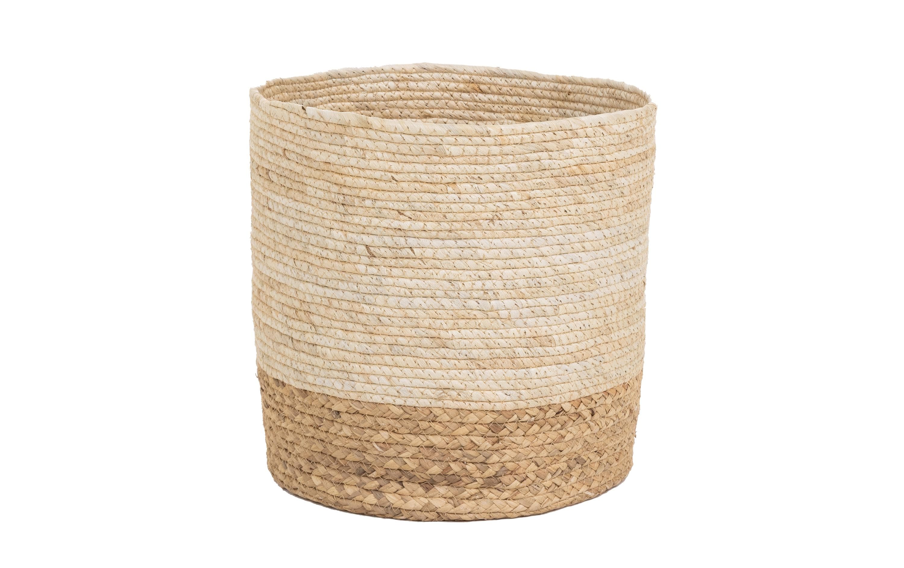 COCON Aufbewahrungskorb Beige/Braun, 35 x 31 cm