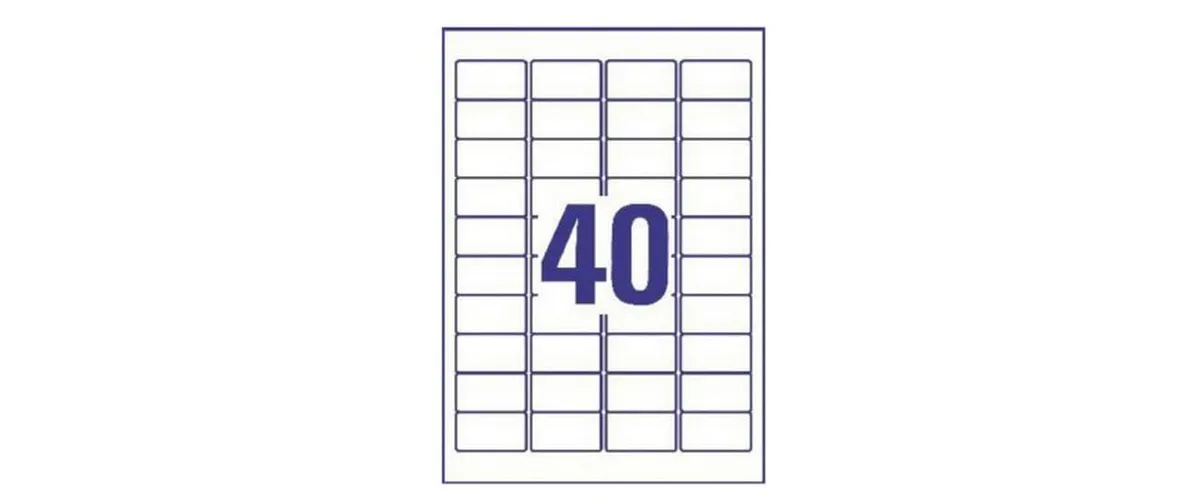 Avery Zweckform Adressetiketten L4770-25 45.7 x 25.4 mm, 1000 Etiketten Avery Zweckform Adressetiketten L4770-25 45.7 x 25.4 mm, 1000 Etiketten