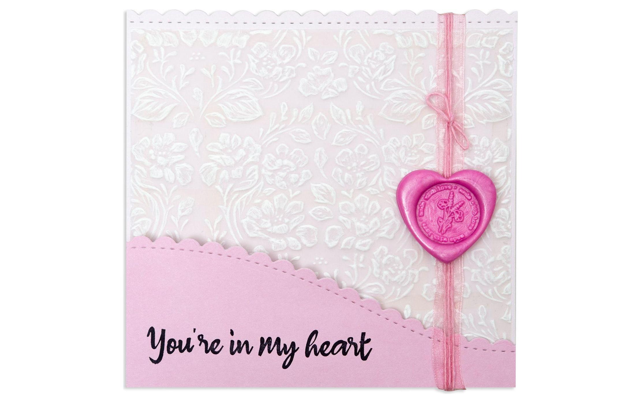 Studio Light Wachs Giessvorlagen Herz & Muschel, 2 Stück