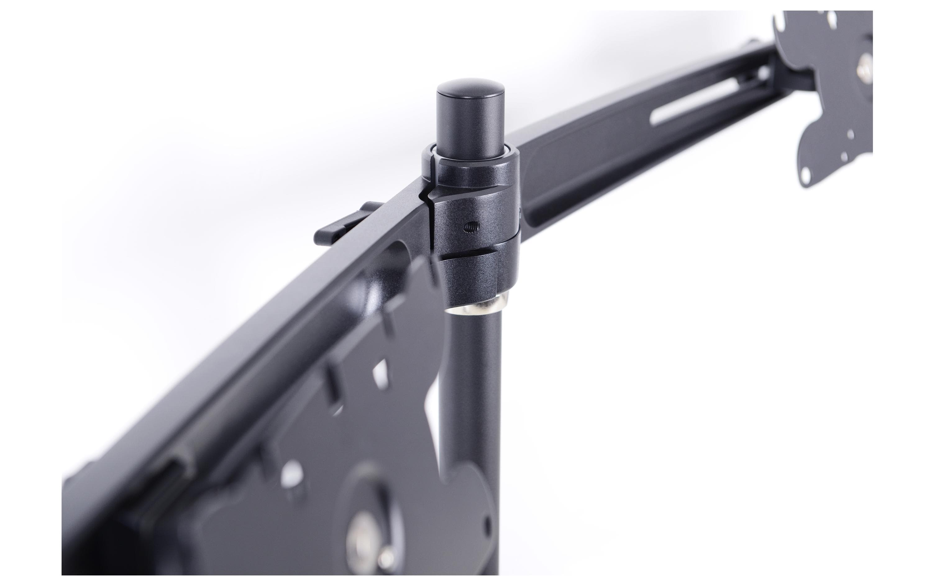 Multibrackets Monitor-Standfuss Triple L bis 24 kg – Schwarz