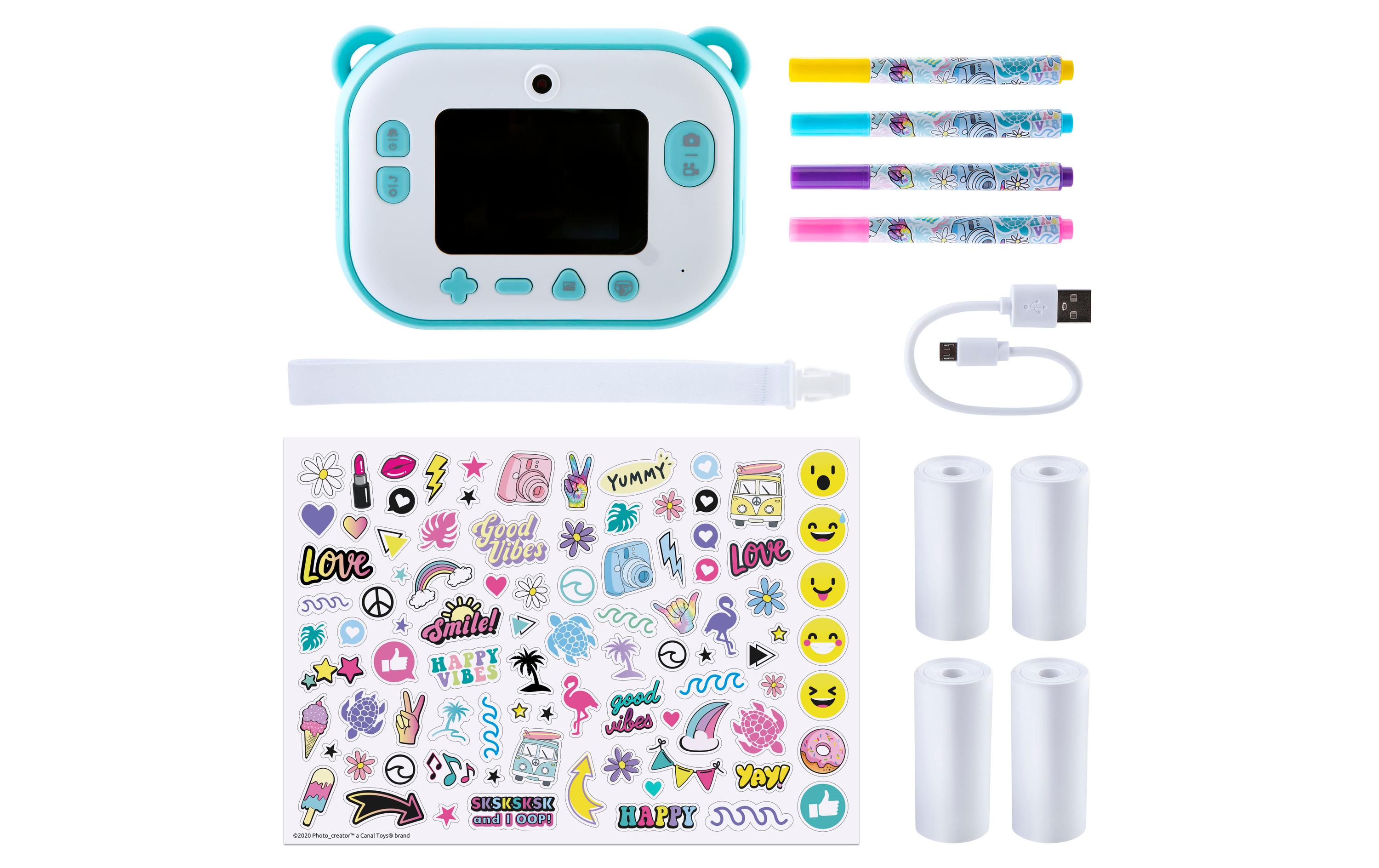 Canal Toys Instant Camera Hellblau/Mehrfarbig/Weiss Canal Toys Instant Camera Hellblau/Mehrfarbig/Weiss