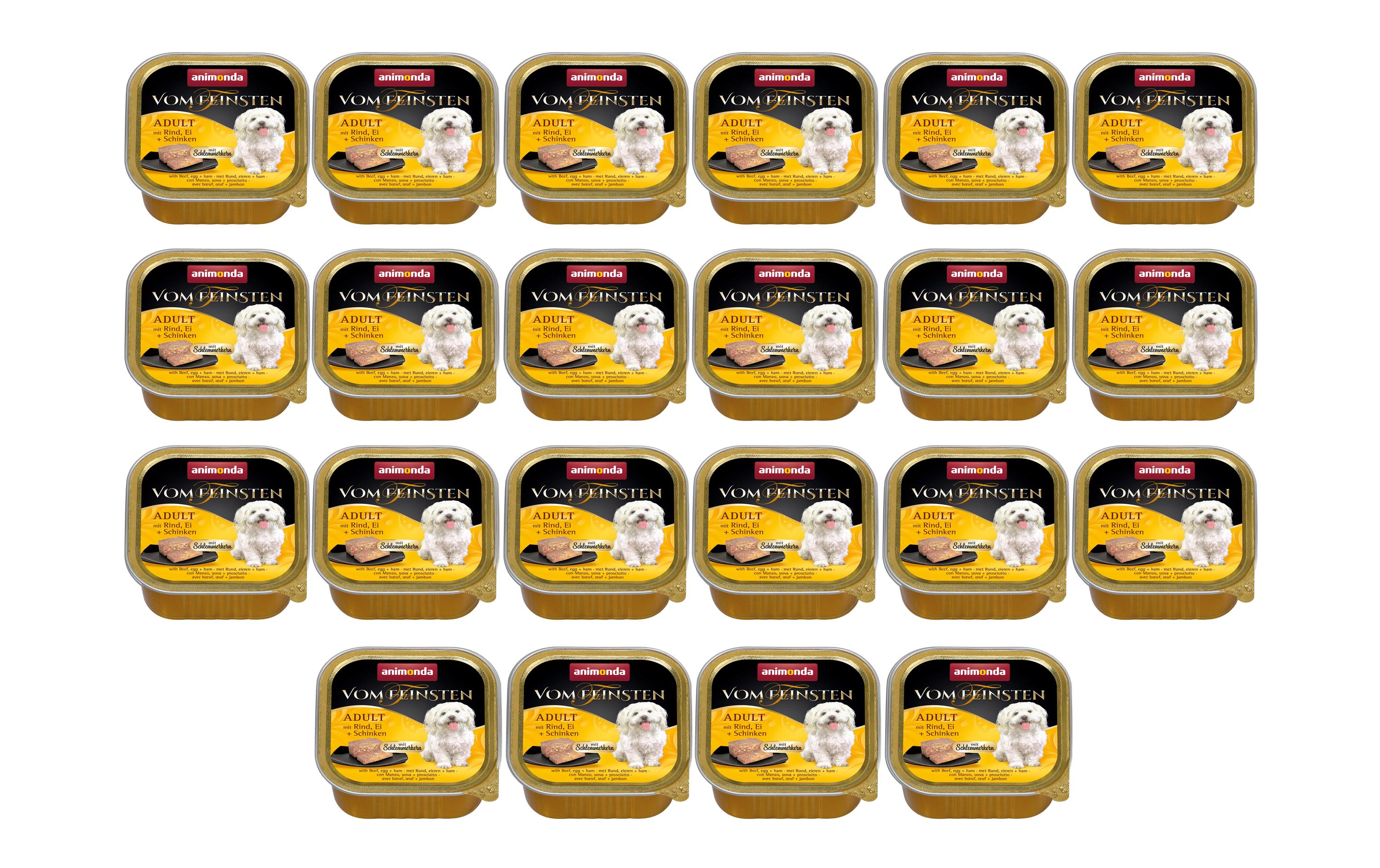 animonda Nassfutter V.Feinsten Schlemmerkern Rind/Schinken 22 x 150g animonda Nassfutter V.Feinsten Schlemmerkern Rind/Schinken 22 x 150g