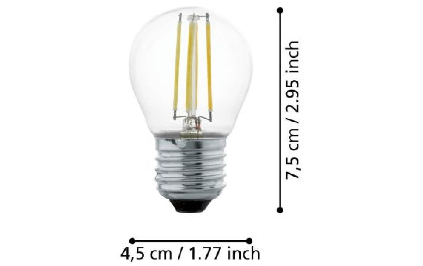 EGLO Leuchten Lampe 4 W E27 Warmweiss