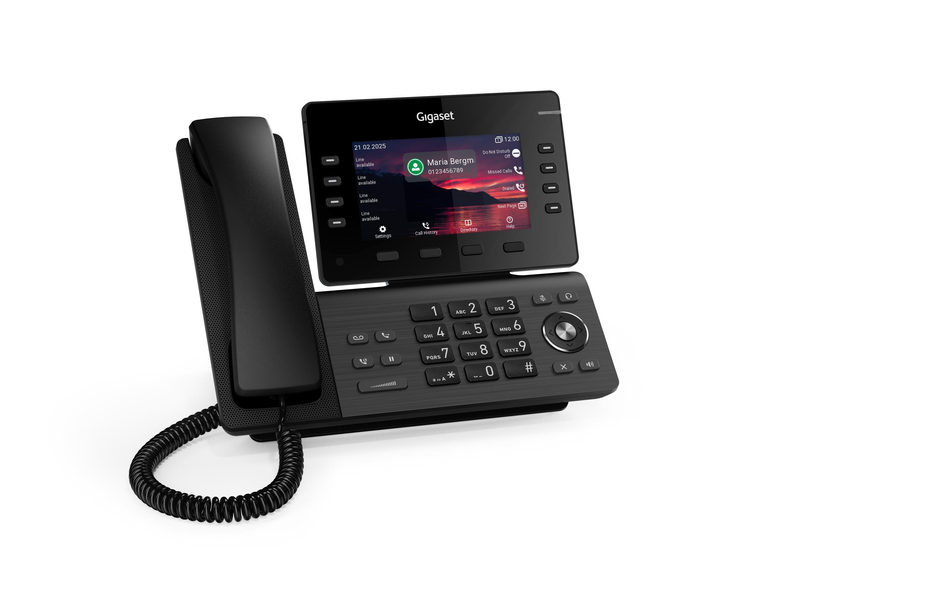 Gigaset Pro Tischtelefon P825 IP PRO Schwarz