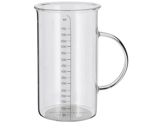 Blomsterberg Messbecher Glas, Transparent, 750 ml