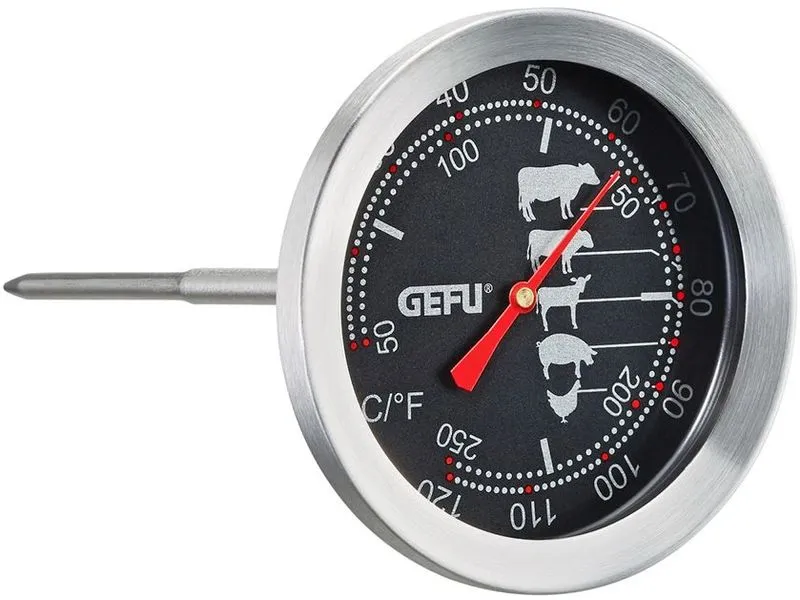 GEFU Bratenthermometer Messimo Schwarz/Silber GEFU Bratenthermometer Messimo Schwarz/Silber