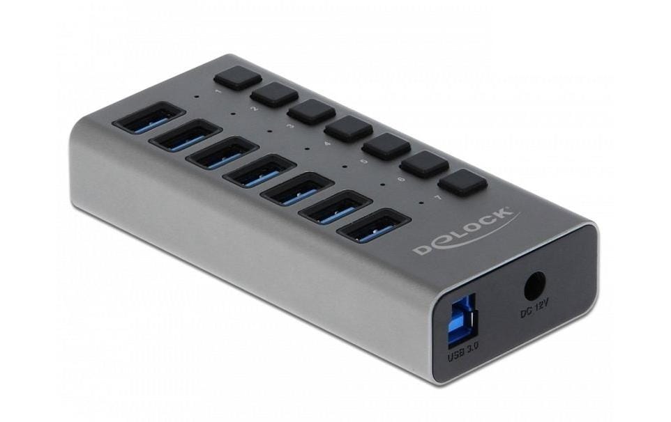 Delock USB-Hub 63669 USB 3.0 - 7x Type-A