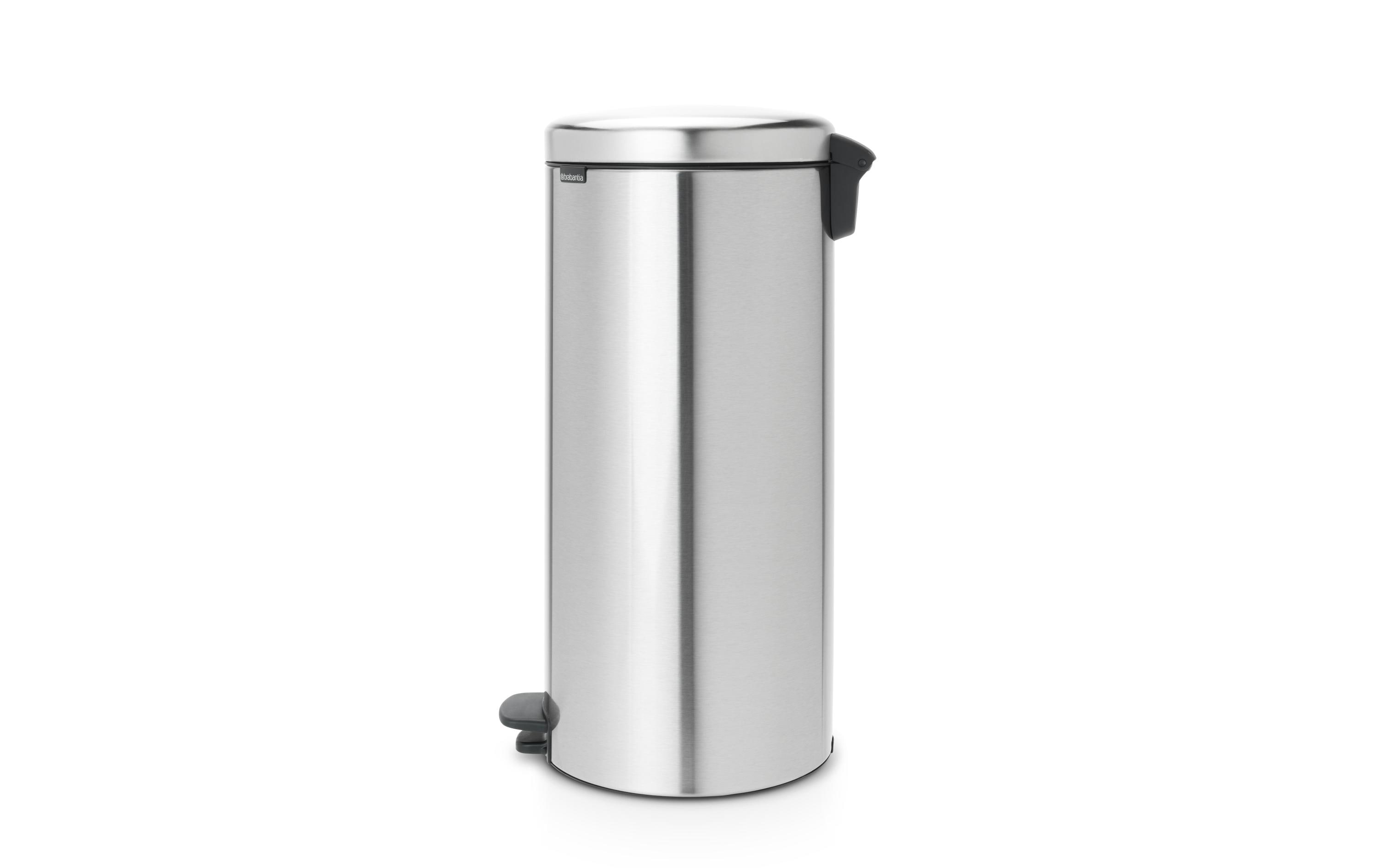 Brabantia Treteimer NewIcon Fingerprint proof 30 l, Matt Steel