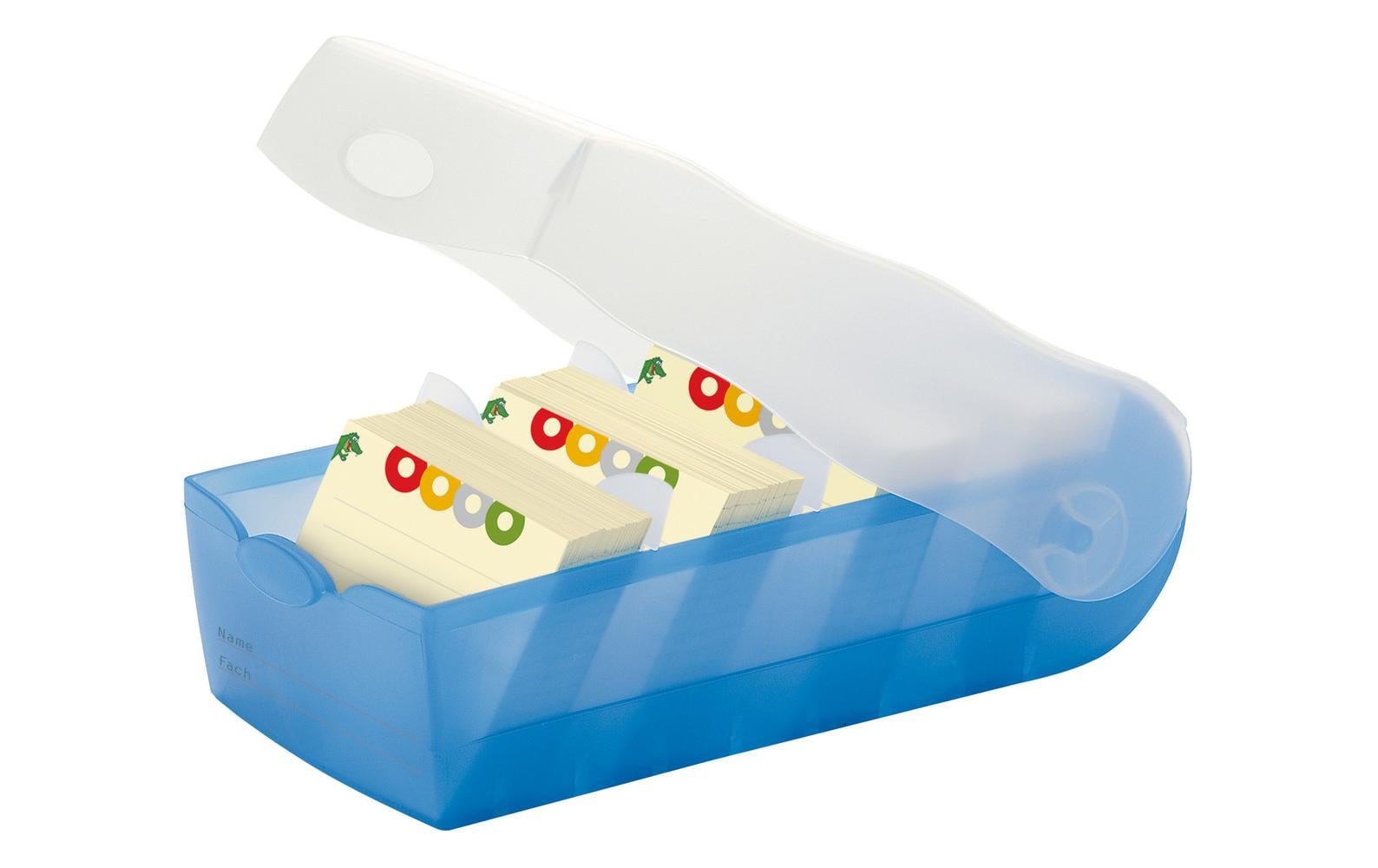 HAN Karteibox Croco A8, Blau HAN Karteibox Croco A8, Blau