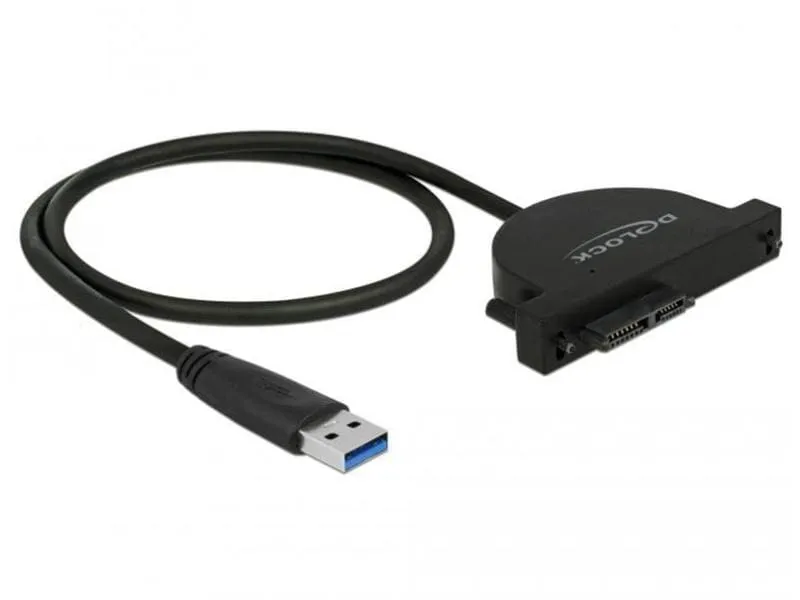 Delock Adapterkabel USB 3.0 Typ-A - Slim SATA 13 Pin Slimline