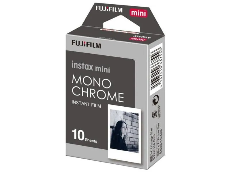 Fujifilm Sofortbildfilm Instax Mini Monochrone 10 Blatt Fujifilm Sofortbildfilm Instax Mini Monochrone 10 Blatt