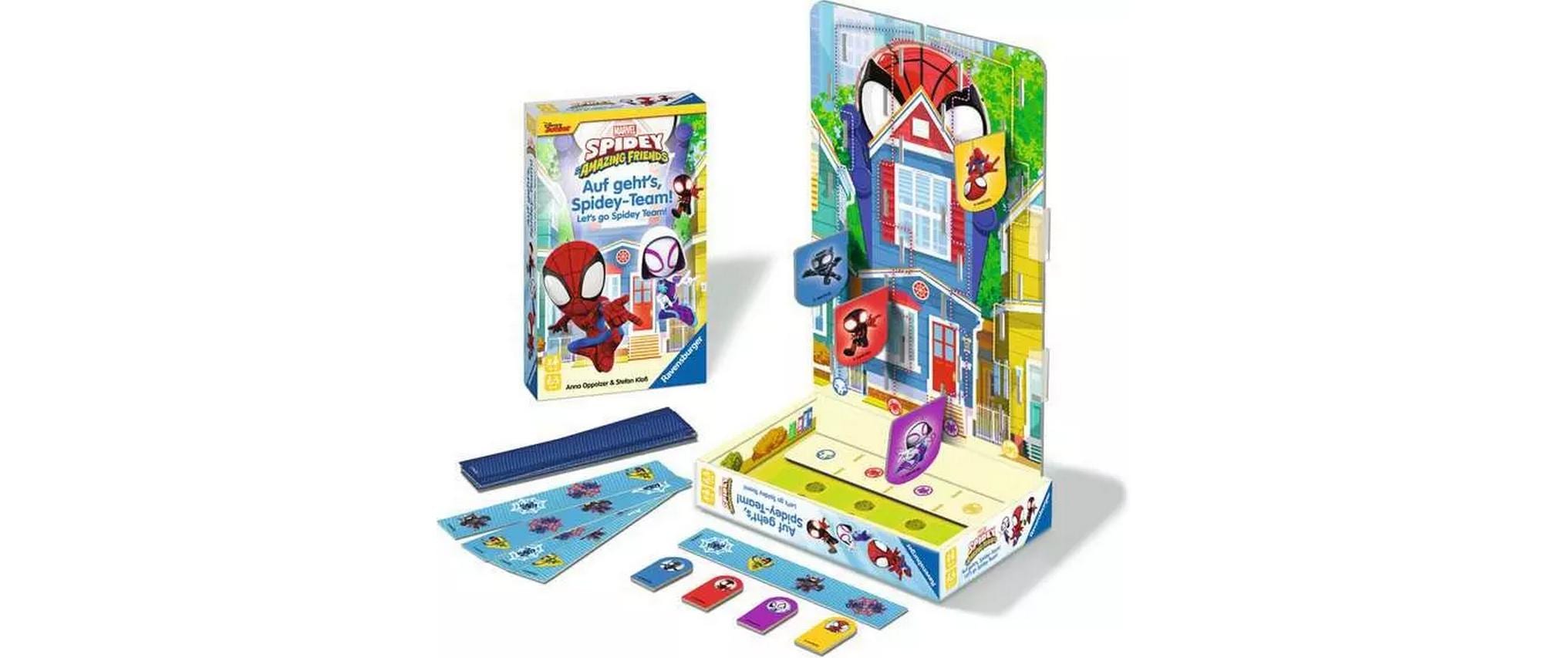Ravensburger Kinderspiel Auf gehts Spidey-Team