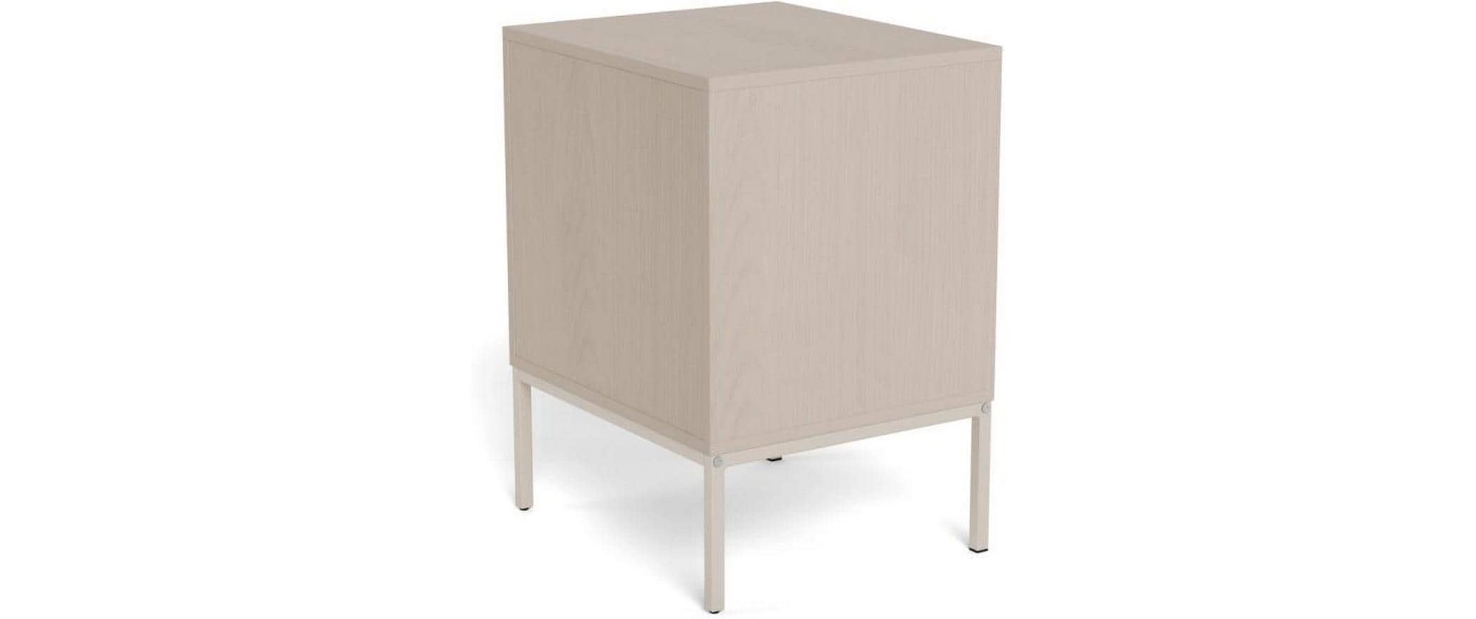 AC Design Nachttisch Palmdale Grau, 45.6 x 40 x 61 cm